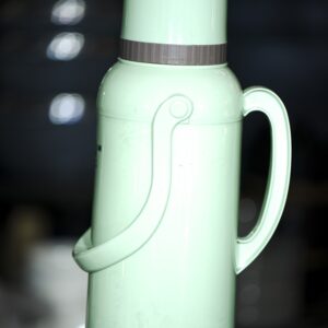 Mint Gray Thermos – Insulated Beverage Flask with Handle (1L)