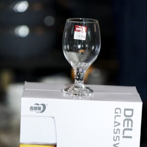 DELI Glass Tumbler Set – Clear EL3010 Cups (410ml, 6 pcs)