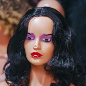 Curly Human hair wig