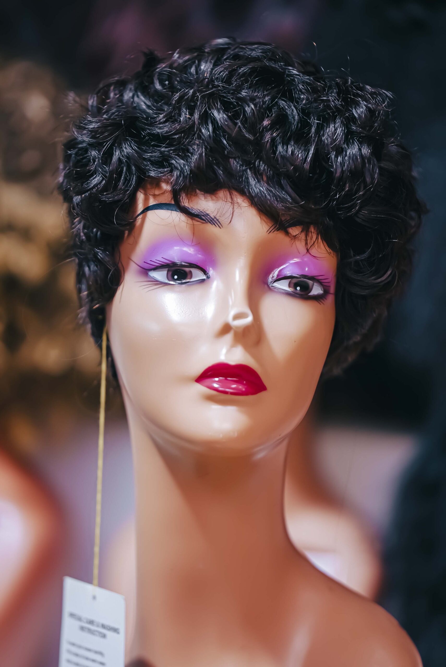 Short pixie cut Kinky Curly human hair wig