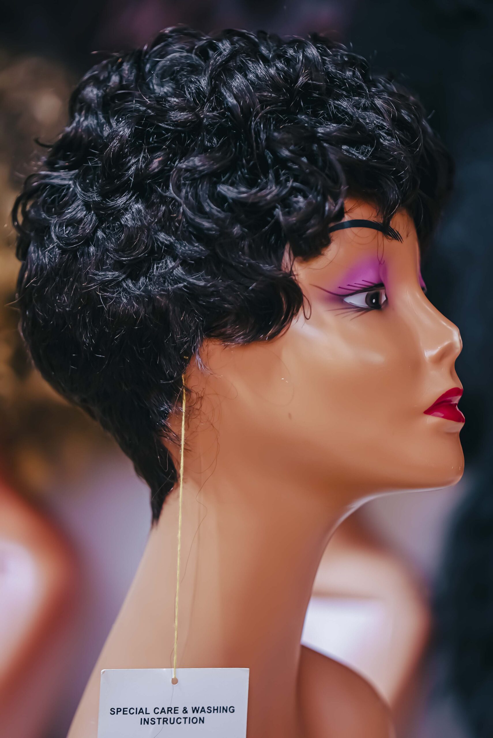 Short pixie cut Kinky Curly human hair wig - Image 2