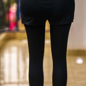 Black Leggings with short