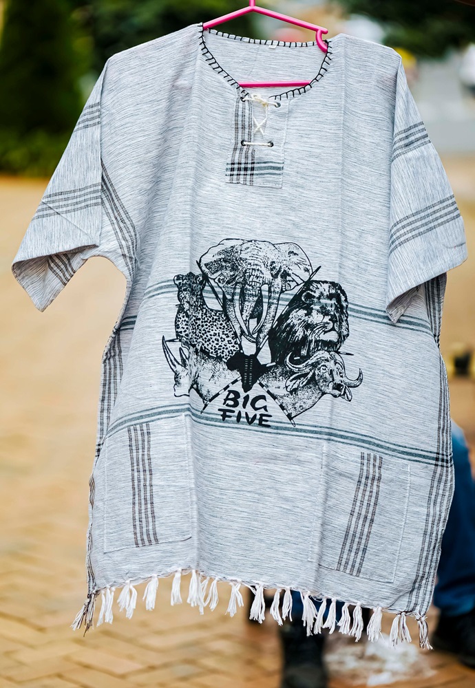 African Unisex woven kikoy shirts