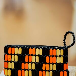 Summer boho clutch coloured purse