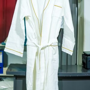 Vensan all-season Waffle Bathrobe (white)
