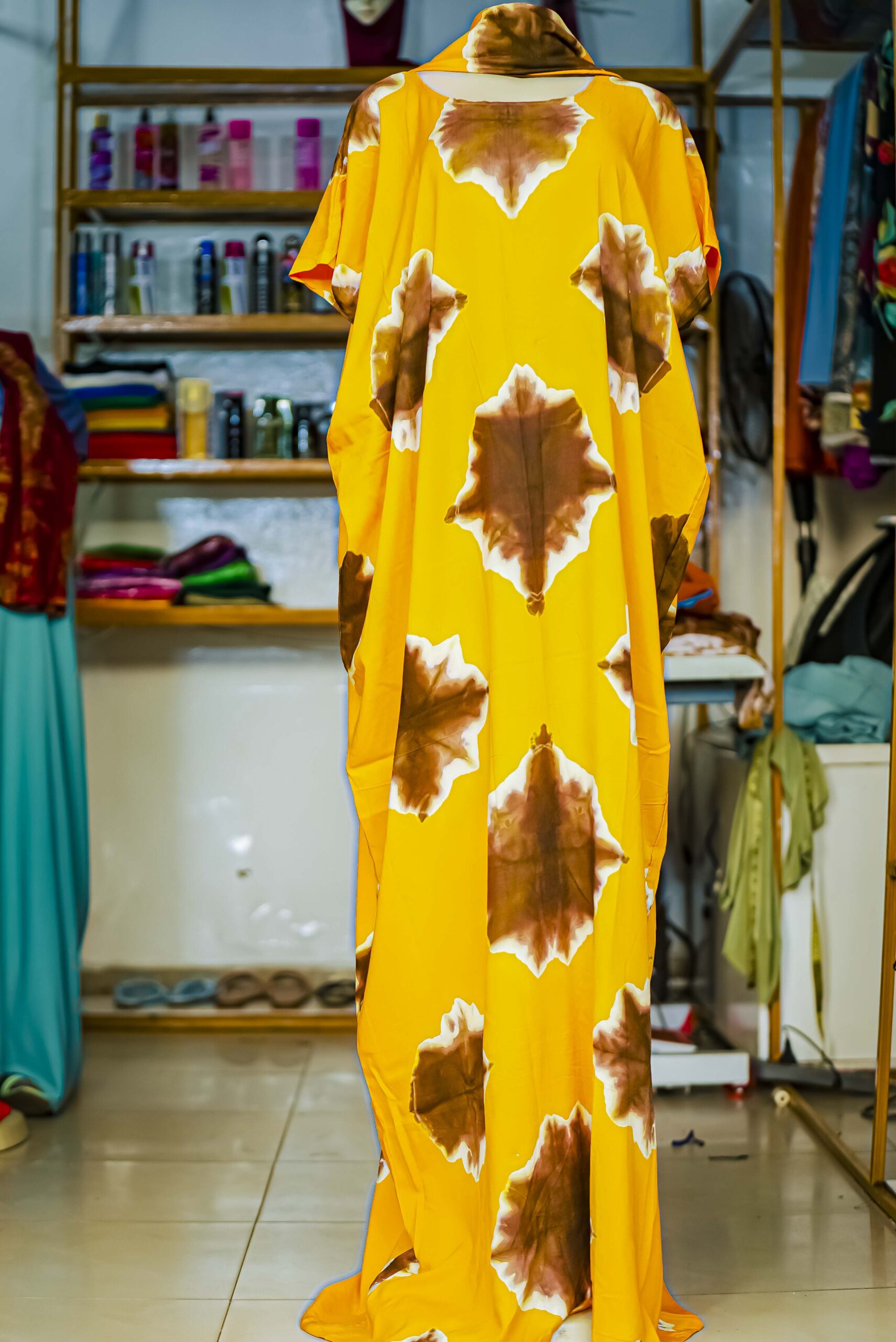 Vintage Hawaiian Pake Muu Batwing Muumuu dress