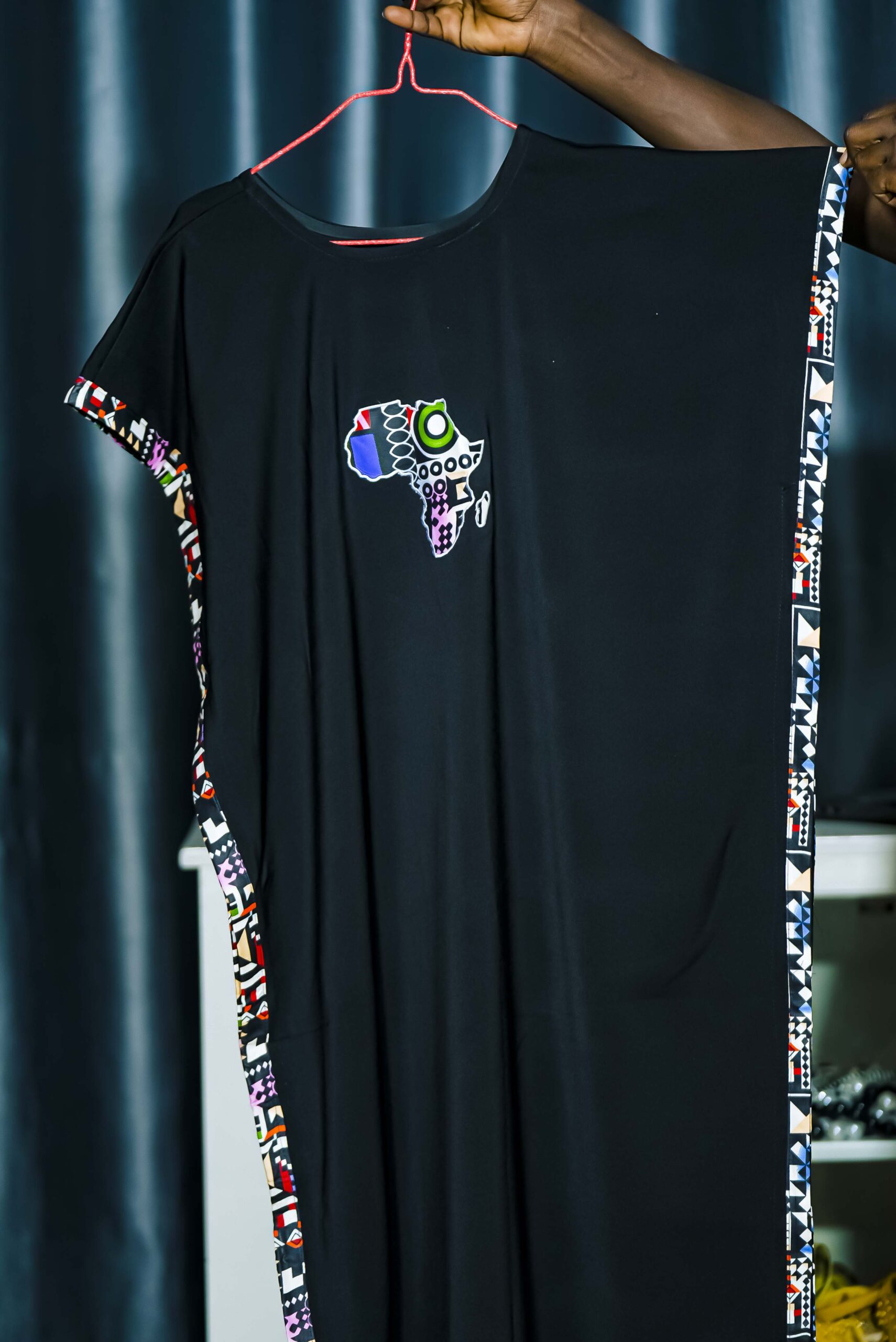 Made In Rwanda dress with Africa Map - Image 2