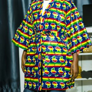 Kitenge over Coat
