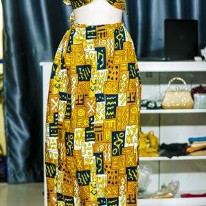 womene's long Wax Skirt