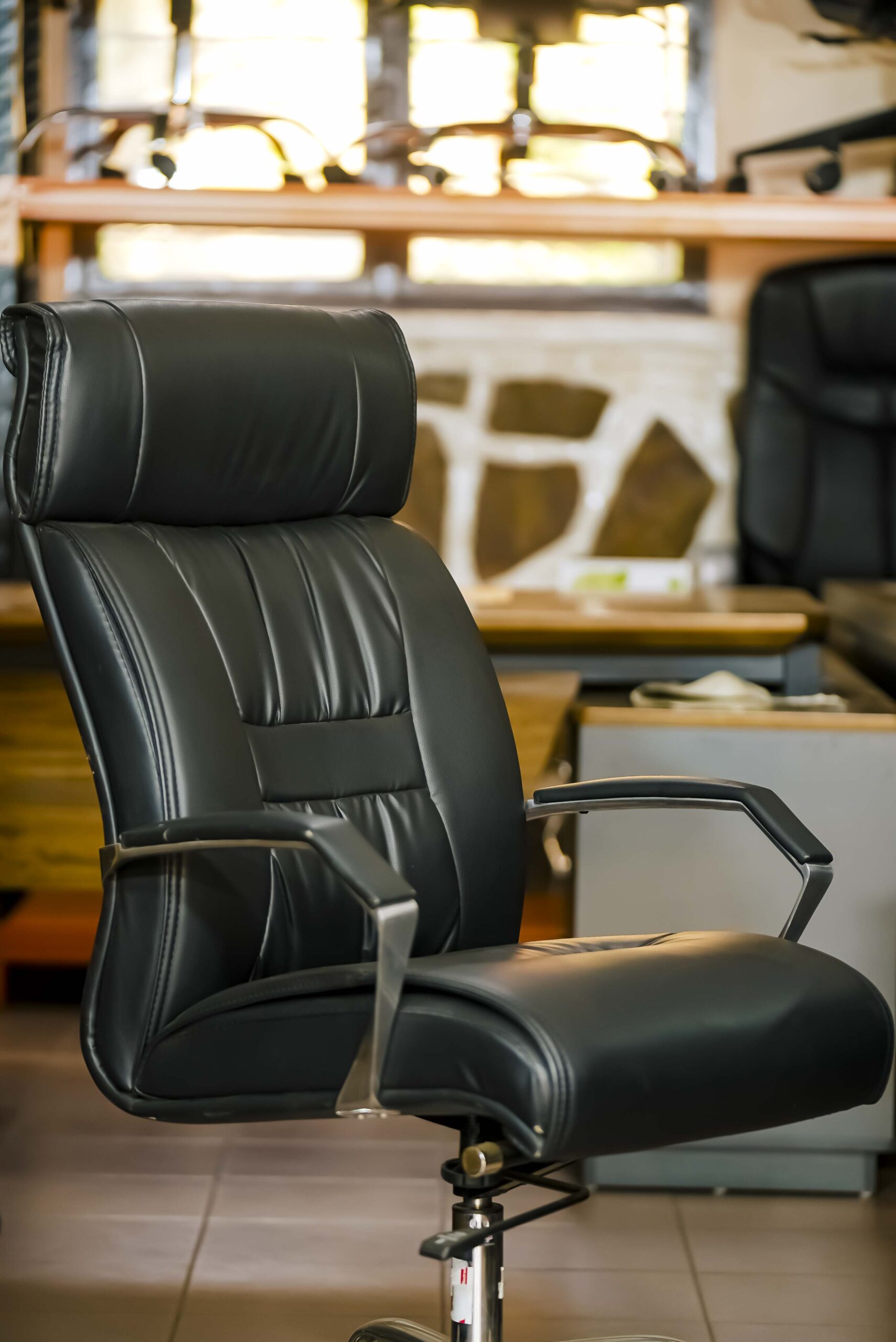 Executive Office Chair PU Leather 34A - Image 4