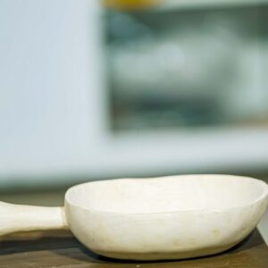 Wooden calabash bowl