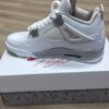 AJ4 White Grey size 9