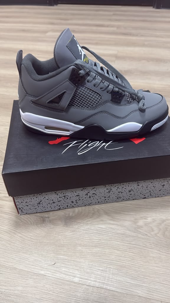 Air Jordan 4 Grey Black Retro "Cool Grey"