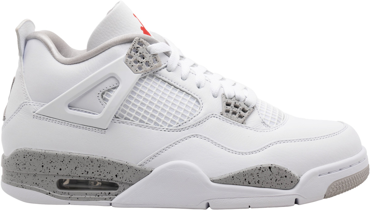 AJ4 White Grey size 8 - Image 2